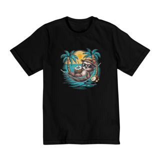 Nome do produto CAMISETA QUALITY INFANTIL, BICHO PREGUIÇA-2 A 8 ANOS