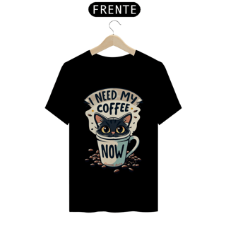 Nome do produto CAMISETA T-SHIRT CLASSIC, CAT COFFEE