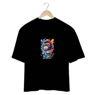 Nome do produto CAMISETA OVERSIZED FRENTE, KING MONKEY