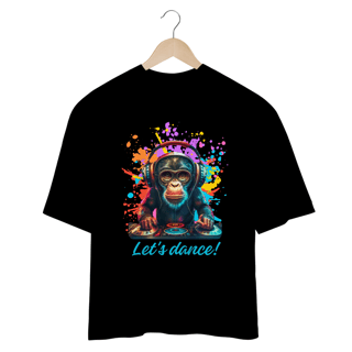 Nome do produto CAMISETA OVERSIZED, MONKEY LET´S DANCE