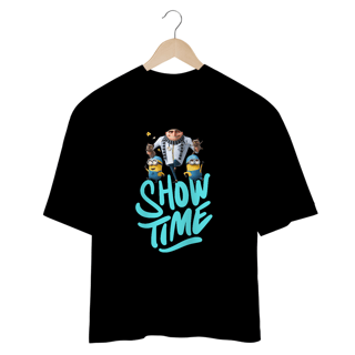 Nome do produto CAMISETA OVERSIZED PETS, MEU MALVADO FAVORITO SHOW TIME