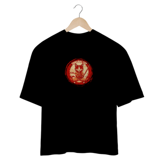 Nome do produto CAMISETA OVERSIZED, SAMURAI CAT