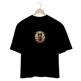 Nome do produto CAMISETA OVERSIZED, SAMURAI CAT