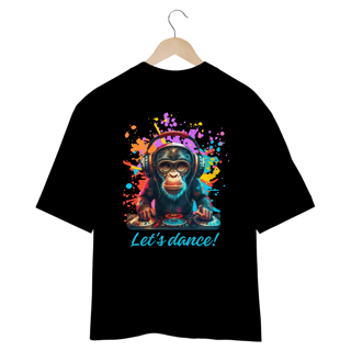 Nome do produto CAMISETA OVERSIZED COSTAS, MONKEY LET´S DANCE