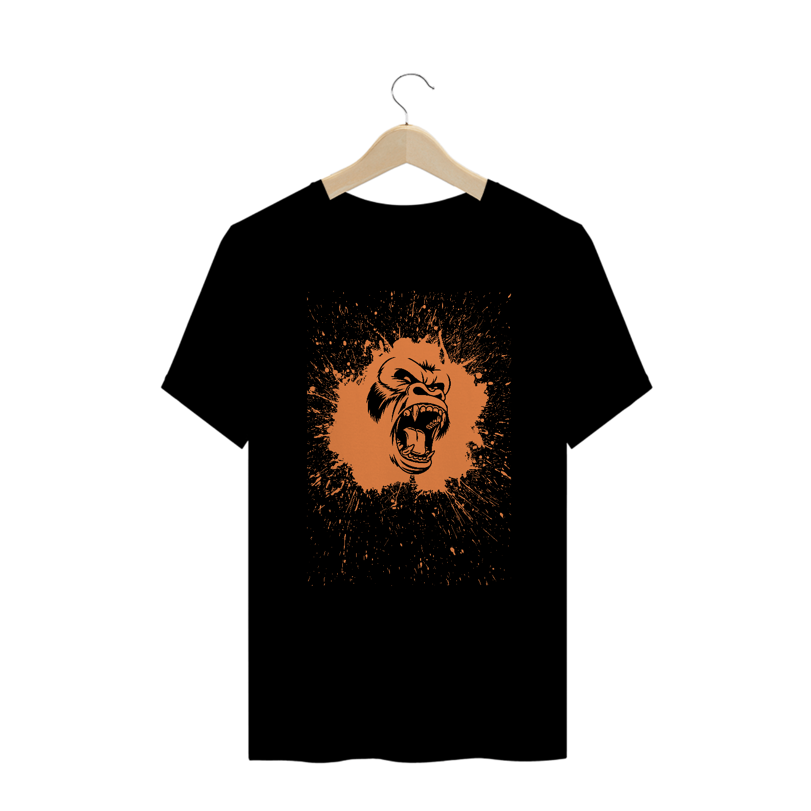 CAMISETA T-SHIRT PLUS SIZE, MONKEY