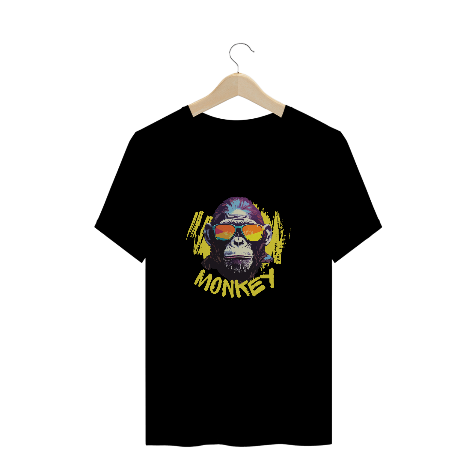 CAMISETA T-SHIRT PLUS SIZE, MONKEY