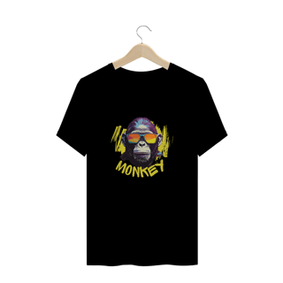 Nome do produto CAMISETA T-SHIRT PLUS SIZE, MONKEY