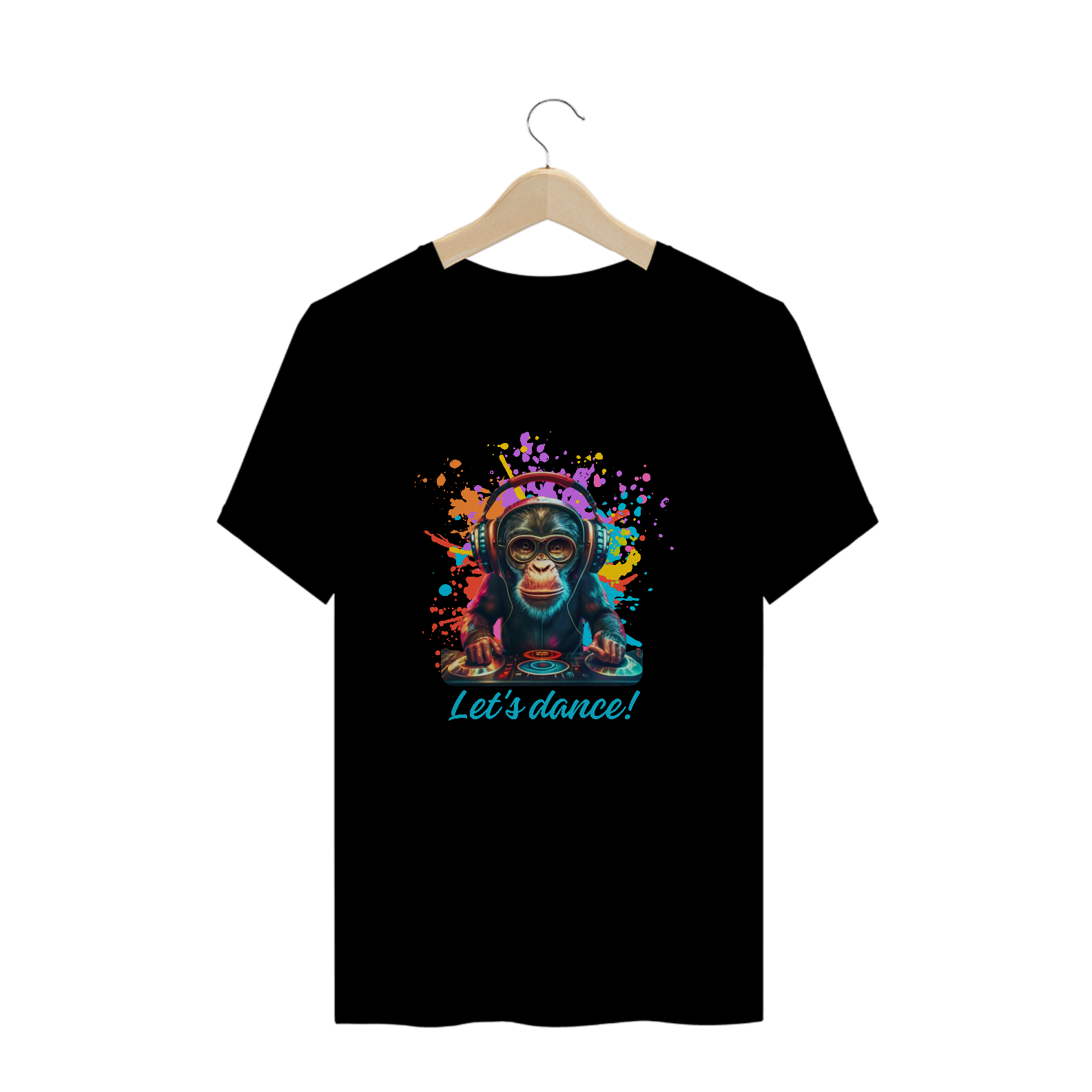 CAMISETA T-SHIRT PLUS SIZE, LET´S DANCE