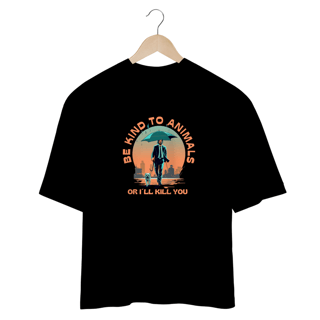 Nome do produto CAMISETA OVERSIZED DOG, LINHA FILME JOHN WICK BE KIND TO ANIMALS