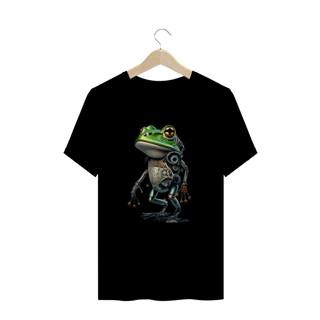 CAMISETA T-SHIRT PLUS SIZE, FROG ROBOTIC