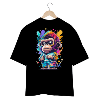 Nome do produto CAMISETA OVERSIZED, COSTAS MONKEY
