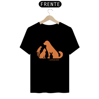 Nome do produto CAMISETA T-SHIRT PRIME, I LOVE MY PETS