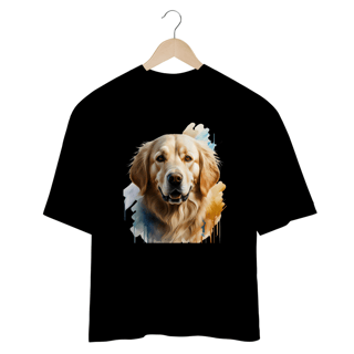 Nome do produto CAMISETA OVERSIZED, DOG GOLDEN