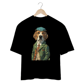 Nome do produto CAMISETA OVERSIZED, DOG BEAGLE SHERLOCK HOLMES
