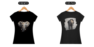 Nome do produto CAMISETA BABY LONG PIMA, ELEPHANT
