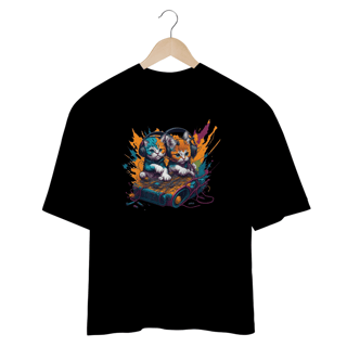Nome do produto CAMISETA OVERSIZED, CAT DJ