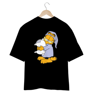Nome do produto CAMISETA OVERSIZED COSTAS, CAT GARFIELD