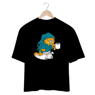 Nome do produto CAMISETA OVERSIZED, GARFIELD SONECA