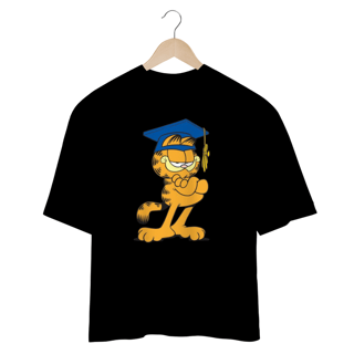 Nome do produto CAMISETA OVERSIZED, CAT GARFIELD FORMATURA