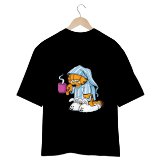 Nome do produto CAMISETA OVERSIZED COSTAS, CAT GARFIELD SONECA