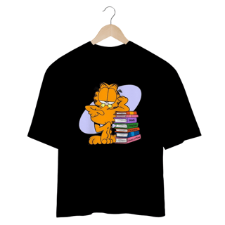 Nome do produto CAMISETA OVERSIZED, GARFIELD INTELECTO