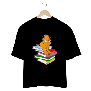Nome do produto CAMISETA OVERSIZED, GARFIELD INTELECTO