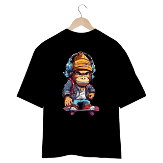 Nome do produto CAMISETA OVERSIZED COSTAS, MONKEY