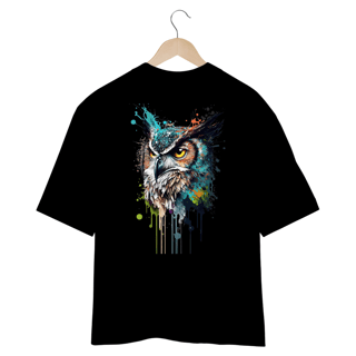 Nome do produto CAMISETA OVERSIZED COSTAS, CORUJA COLOR