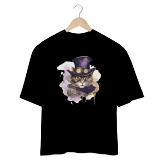 Nome do produto CAMISETA OVERSIZED, CAT FUTURISTA