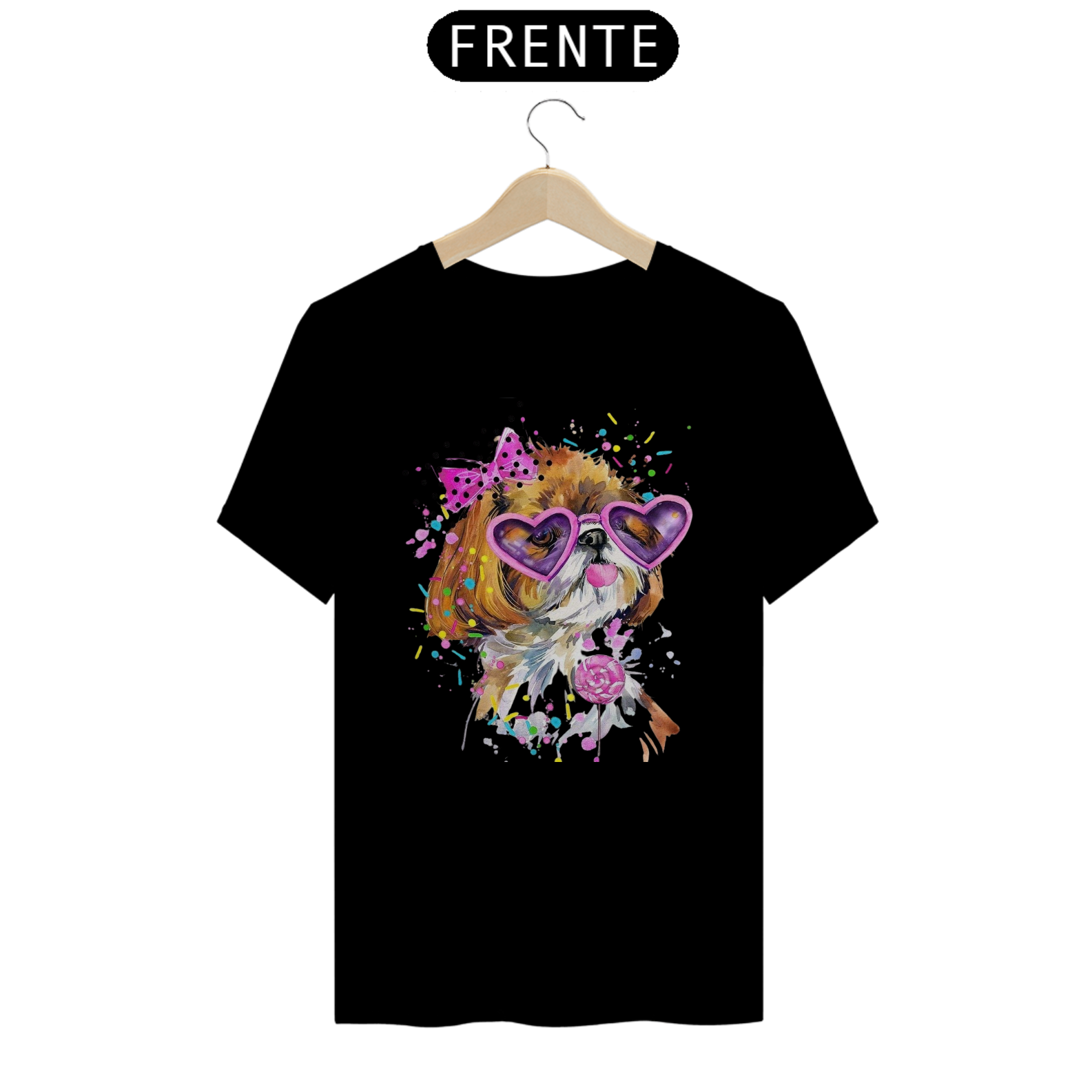 CAMISETA T-SHIRT PRIME, DOG SHIH-TZU FASHION 