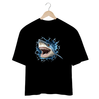 Nome do produto CAMISETA OVERSIZED, TUBARÃO