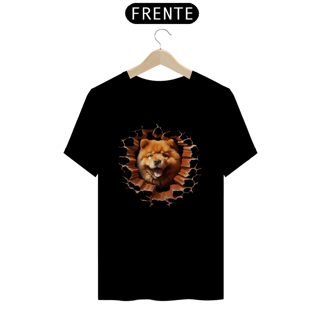 Nome do produto CAMISETA T-SHIRT PRIME, ESTILO 3D DOG CHOW CHOW  