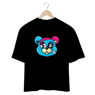Nome do produto CAMISETA OVERSIZED, URSO NEVER GIVE UP 