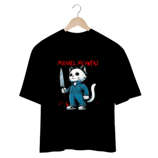 Nome do produto CAMSIETA OVERSIZED CAT, LINHA FILME MICHAEL MEOWERS