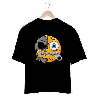 Nome do produto CAMISETA OVERSIZED, EXPRESSÃO FACE SILÊNCIO