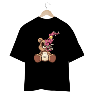 Nome do produto CAMISETA OVERSIZED COSTAS, URSINHO HARD