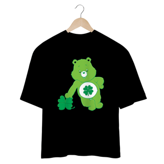 Nome do produto CAMISETA OVERSIZED, URSINHO TREVO DA SORTE
