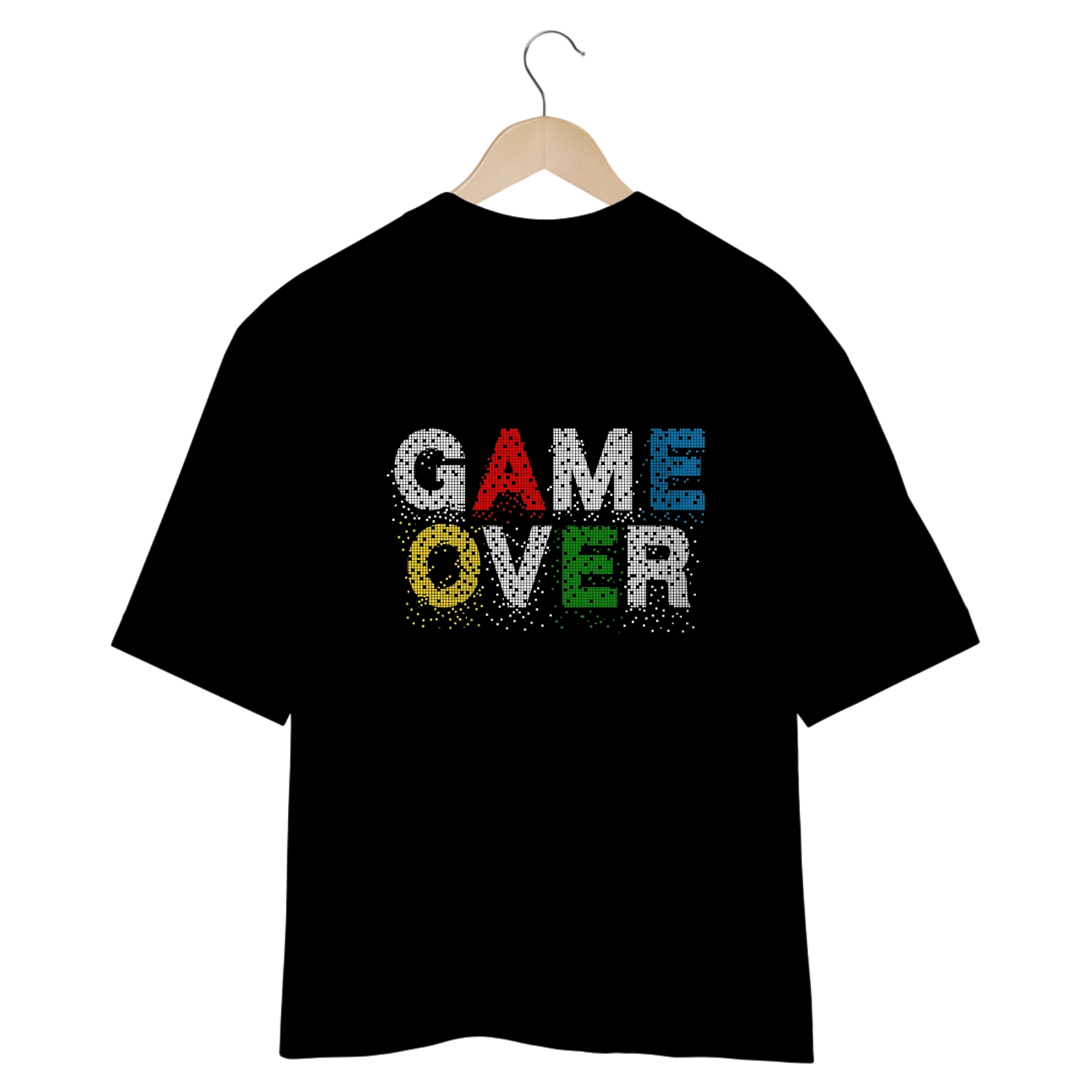 CAMISETA OVERSIZED COSTAS, GAME OVER