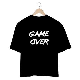 Nome do produto CAMISETA OVERSIZED, GAME OVER