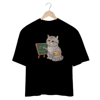 Nome do produto CAMISETA OVERSIZED, STUDIOUS CAT