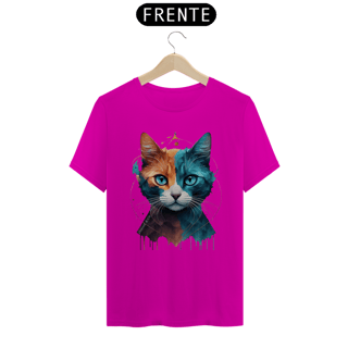 Nome do produto CAMISETA T-SHIRT QUALITY, COLORFUL CAT