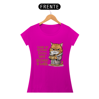 Nome do produto CAMISETA BABY LONG CLASSIC, CAT COFFEE