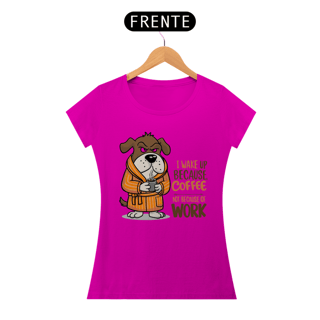 Nome do produto CAMISETA BABY LONG CLASSIC, DOG COFFEE