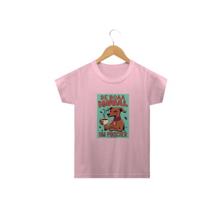 Nome do produto CAMISETA CLASSIC INFANTIL, DOG DE BOA IGUAL UM PINSCHER-2  A 14 ANOS