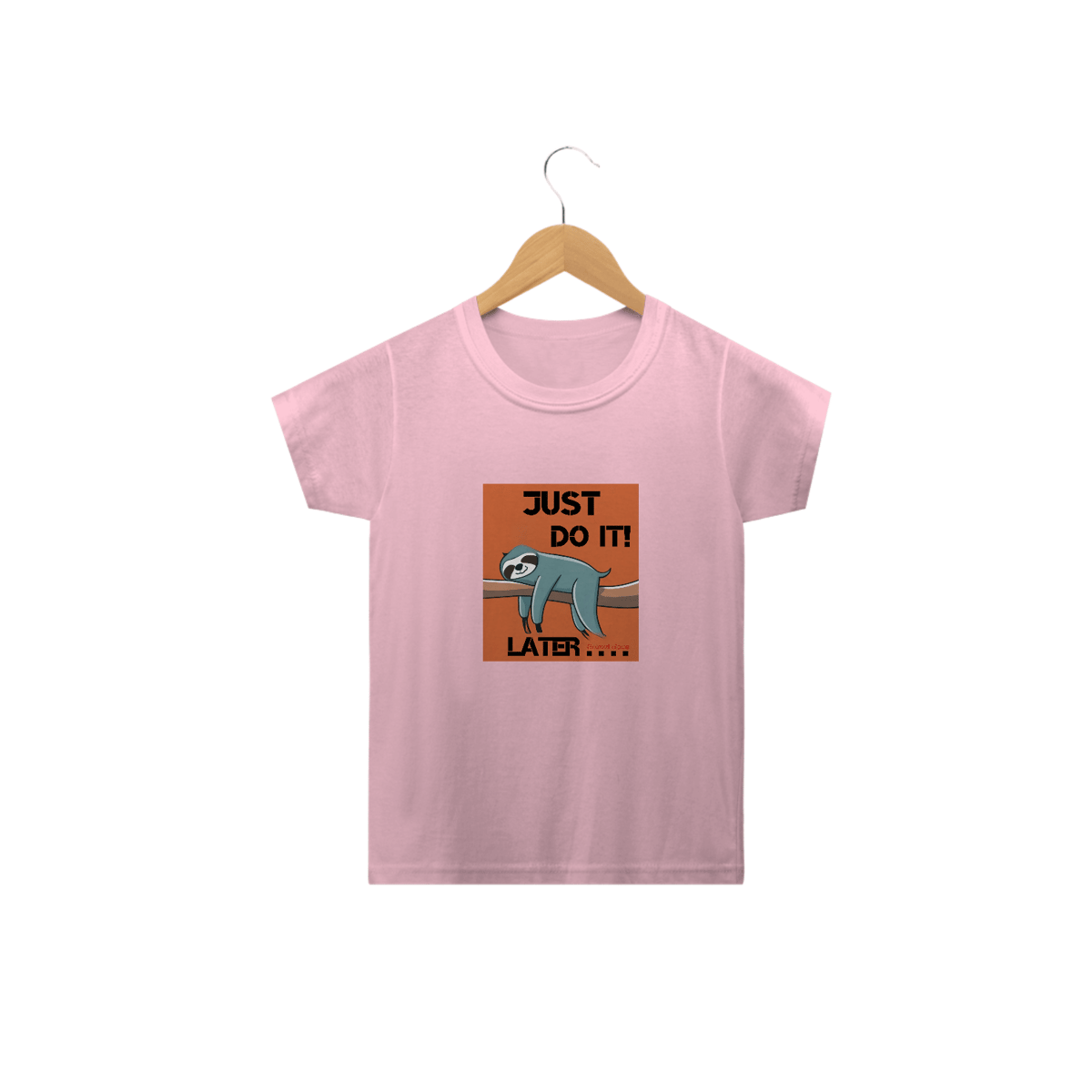 Nome do produto: CAMISETA  CLASSIC INFANTIL, JUST DO IT LATER SONECA-2  A 14 ANOS