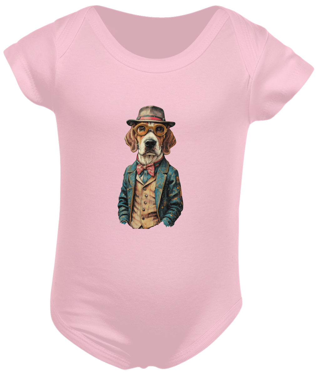 Nome do produto: BODY INFANTIL, DOG BEAGLE SHERLOCK HOLMES-P G M GG