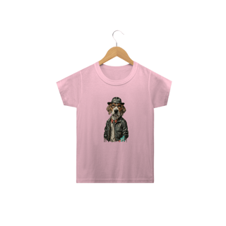 CAMISETA CLASSIC INFANTIL, DOG BEAGLE SHERLOCK HOLMES-2 A 14 ANOS