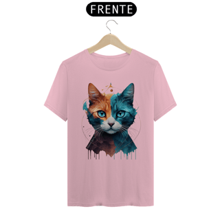 CAMISETA T-SHIRT CLASSIC, COLORFUL CAT 