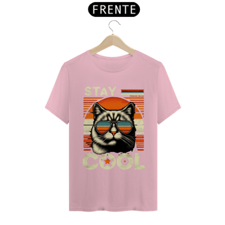 Nome do produto CAMISETA T-SHIRT ALGODÃO PIMA CAT, STAY COOL