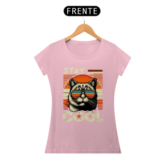 Nome do produto CAMISETA BABY LONG ALGODÃO PIMA CAT, STAY COOL 
